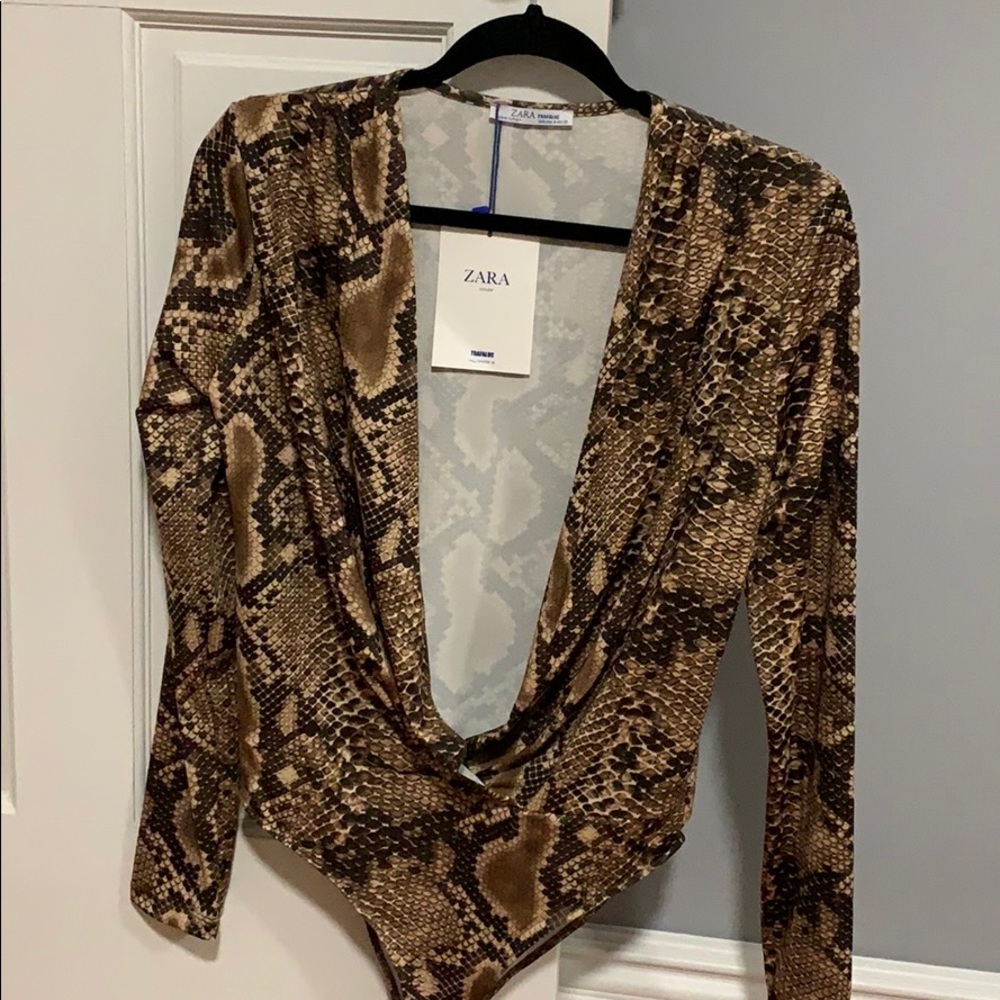 Snakeskin bodysuit